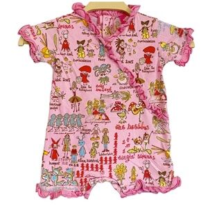 Oilily colorful idol 🎶 ruffle romper 9 months